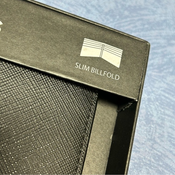 New Michael Kors Men’s Slim Billfold Bi-Fold Wallet Andy Black 86F2SANF5V NWT - Picture 3 of 17